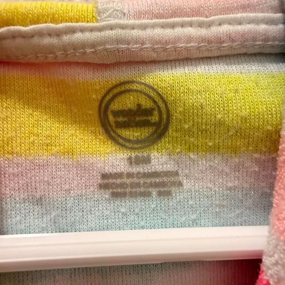 Wonder-nation Baby Girl Stripped Cover-up 18months